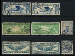 ● U.S.A. 1911 ֍ Aquila / Posta Aerea ● 1926 / 39 ● N. R1, A9 /10 /24 Usati ● Cat. 38,00 € ● Lotto N. 2145 ● - 1a. 1918-1940 Afgestempeld