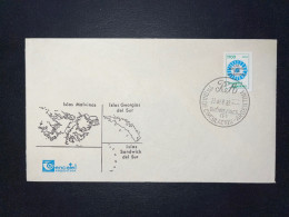 ENVELOPPE FDC ARGENTINE / LAS ISLAS MALVINAS SON ARGENTINAS / ISLAS GEORGIAS DEL SUR / BUENOS AIRES 1982 - Brieven En Documenten