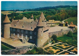 CPSM / CPM 10.5 X 15  Isère VIRIEU-SUR-BOURBRE Le Château Construit Vers 1010 Vue Aérienne - Virieu