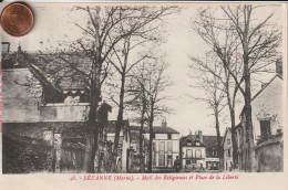 51 - Carte Postale Ancienne De SEZANNE    Place De La Liberté - Sezanne