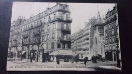 PARIS 17  EME AVENUE DE VILLIERS RUE BREMONTIER EGLISE  FRANCOIS DE SALES 1929 CALECHES - Distrito: 17