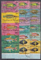 Burundi - COB 217 / 32 - Paire  Oblitéré - Poissons - Valeur 12 Euros - Used Stamps