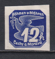 Timbre Pour Journaux Neuf* De Bohême Et Moravie  De 1939 N°J6 MH - Unused Stamps