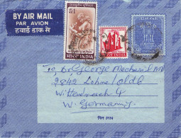 INDIA - AEROGRAMME 1975 > LOHNE/DE /ZB 132 - Poste Aérienne