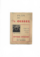 76  Plan  Depliant  De Oissel  - Annees 1960 - 70 - World