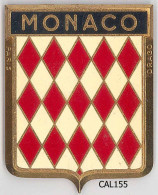 CAL155 - PLAQUE CALANDRE AUTO - MONACO - Other & Unclassified