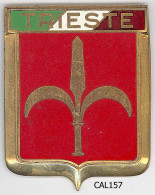 CAL157 - PLAQUE CALANDRE AUTO - TRIESTE - Sonstige & Ohne Zuordnung