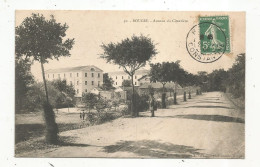 Cp, ALGERIE, BOUGIE, BEJAIA, Avenue Du Cimetière, Voyagée 1908 - Bejaia (Bougie)