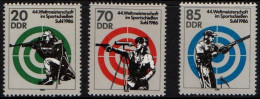 EAST GERMANY 1986 - 4th WORLD SHOOTING CHAMPIONSHIPS - MINT - G - Shooting (Weapons)