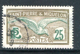 SAINT PIERRE ET MIQUELON- Y&T N°110- Oblitéré - Usados