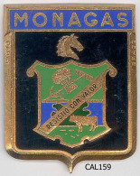 CAL159 - PLAQUE CALANDRE AUTO - MONAGAS - Other & Unclassified