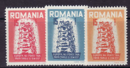 ROMANIA IN EXILE 1957 EUROPA CEPT   MNH - 1957