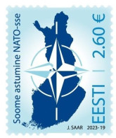 Estonia Estland 2023 Finland Joins NATO Stamp Mint - NATO