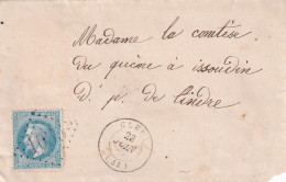France Marcophilie - Département Du Loiret - N°29 Obl GC 1055 & T.15 Cléry 1868 - 1849-1876: Classic Period