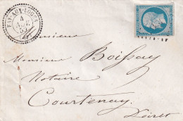 France Marcophilie - Département Du Loiret - N°14 Obl PC 1245 & T.22 Fay Aux Loges 1859 - 1849-1876: Klassieke Periode