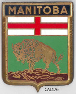 CAL176 - PLAQUE CALANDRE AUTO - MANITOBA - Other & Unclassified