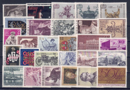 Österreich 1971 - Jahrgang Mit ANK-Nr. 1383 - 1410, MiNr. 1353 - 1380, Postfrisch ** / MNH - Ganze Jahrgänge