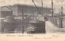 BELGIQUE - BRUXELLES - Entrepôt Et Les Bassins - Carte Postale Ancienne - Other & Unclassified