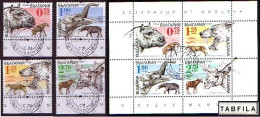 BULGARIA / BULGARIE / BULGARIEN - 2023 - Fossil Fauna From The Miocene - Set + S/S Limited Edition 3000 Used (O) - Gebraucht