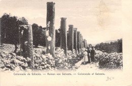 ISRAEL - Colonnade De Sébaste - Carte Postale Ancienne - Israel