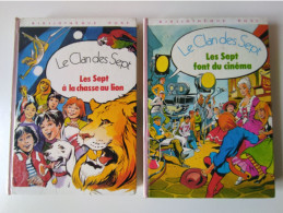 LE CLAN DES SEPTS (2Titres) - Collection "Bibliothèque Rose" - Par Enid BLYTON - Bibliotheque Rose