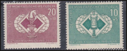 ALLEMAGNE De L'EST (DDR) Echec, Echecs, Chess, Ajedrez. Yvert N°502/03 ** MNH - Chess