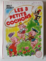 Les Trois Petits Cochons - Collection "Bibliothèque Rose" - Par Walt DISNEY - Biblioteca Rosa
