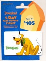 U.S.A. Disneyland California Ticket # 142a - Toegangsticket Disney