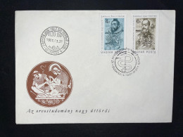 ENVELOPPE HONGRIE MAGYAR POSTA / 1987 BUDAPEST / AZ ORVOSTUDOMANY NAGY UTTOROI - Cartas & Documentos