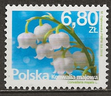 POLAND MNH ** 4593 Muguet De Mai Flore Fleur Flower - Neufs