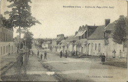 5916 CPA Noailles - Entrée Du Pays Côté Sud - Noailles