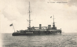 Bateau * Navire De Guerre LE CARNOT , Cuirassé D'escadre * Militaria - Warships