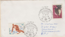 Russia Cover Kirovsk Ca 22.9.1991 (LL176B) - Estaciones Científicas Y Estaciones Del Ártico A La Deriva