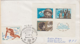 Russia Cover  (Space) Kirovsk Ca 22.9.1991 (LL176C) - Scientific Stations & Arctic Drifting Stations