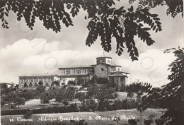 CARTOLINA  CESENA,EMILIA ROMAGNA-ABBAZIA BENEDETTINI-S.MARIA DEL MONTE-MEMORIA,CULTURA,BELLA ITALIA,VIAGGIATA 1960 - Cesena