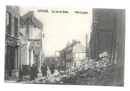 CPA Louvain- Leuven - La Rue De Diest Vers La Gare - Leuven