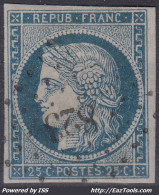 FRANCE CLASSIQUE : CERES N° 4 OBLITERATION PC 823 CHAUMONT - PAPIER TRANSPARENT - 1849-1850 Ceres