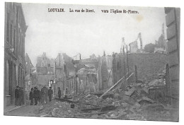 CPA Louvain, La Rue De Diest, Vers L'église St-Pierre - Leuven