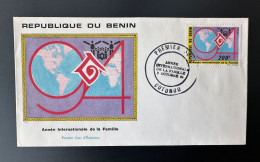 Benin 1994 Mi. 622 FDC 1er Jour Année Internationale De La Famille Family Year Jahr Der Familie - Bénin – Dahomey (1960-...)