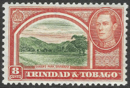 Trinidad & Tobago. 1938-44 KGVI. 8c MNH. SG 251 - Trinidad & Tobago (...-1961)
