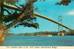 Canada - Ontario - Bateaux - The Canadian Span Of The 1000 Islands International Bridge -bon état Général - Autres & Non Classés