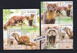 2021 Europa- Fauna Protected Animals 2v.+S/S- Used (O) Bulgaria /Bulgarie - Used Stamps