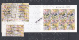 2020  Europa CEPT  Ancient Postal Routes  2v.+S/S+ Booklet - Used / Oblit.(O) Bulgaria / Bulgarie - Used Stamps