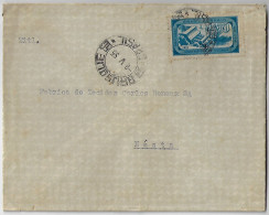 Brazil 1955 Cover Internal Usage In Brusque Commemorative Stamp Itutinga Hydroelectric Power Plant - Storia Postale