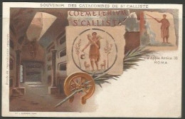 Carte P ( Rome / Souvenir Des Catacombes De St.Calliste ) - Mostre, Esposizioni