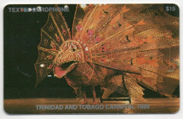 Trinidad & Tobago - Trinidad Carnival - Dragon (Control Number At The Right Of "Textel". Without Small "I" Below The Mag - Trinité & Tobago