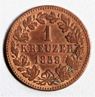 Allemagne - 1 Kreuzer 1859 Nassau - Altri & Non Classificati