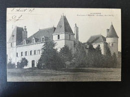 CARTE POSTALE ENVIRONS D'ISSOIRE / CHATEAU DE LIBERTY 19078 POUR PONTRESINA SUISSE / TAXEE - Issoire