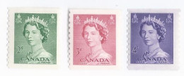 17515) Canada 1953  Mint Light Hinge Coil - Unused Stamps