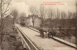 -dpts Div-ref-BJ290- Hautes Pyrénées - Maubourguet - Le Pont - Attelage Boeufs - - Maubourguet